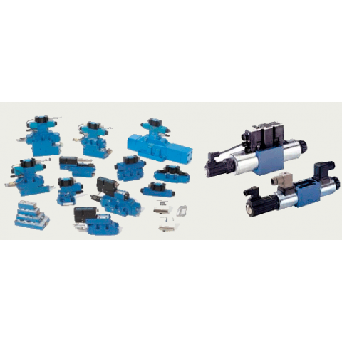 VÁLVULAS DIRECIONAIS E PROPORCIONAIS/ VÁLVULAS CARTUCHOS/ MODULARES/ REGULARORES DE PRESSÃO E DE FLUXO